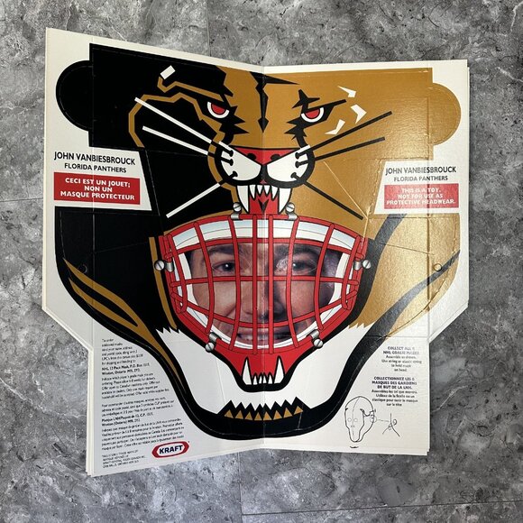 1994 1994-95 KRAFT GOALIE MASKS COMPLETE SET OF 8 - ROY POTVIN BELFOUR - Picture 8 of 9